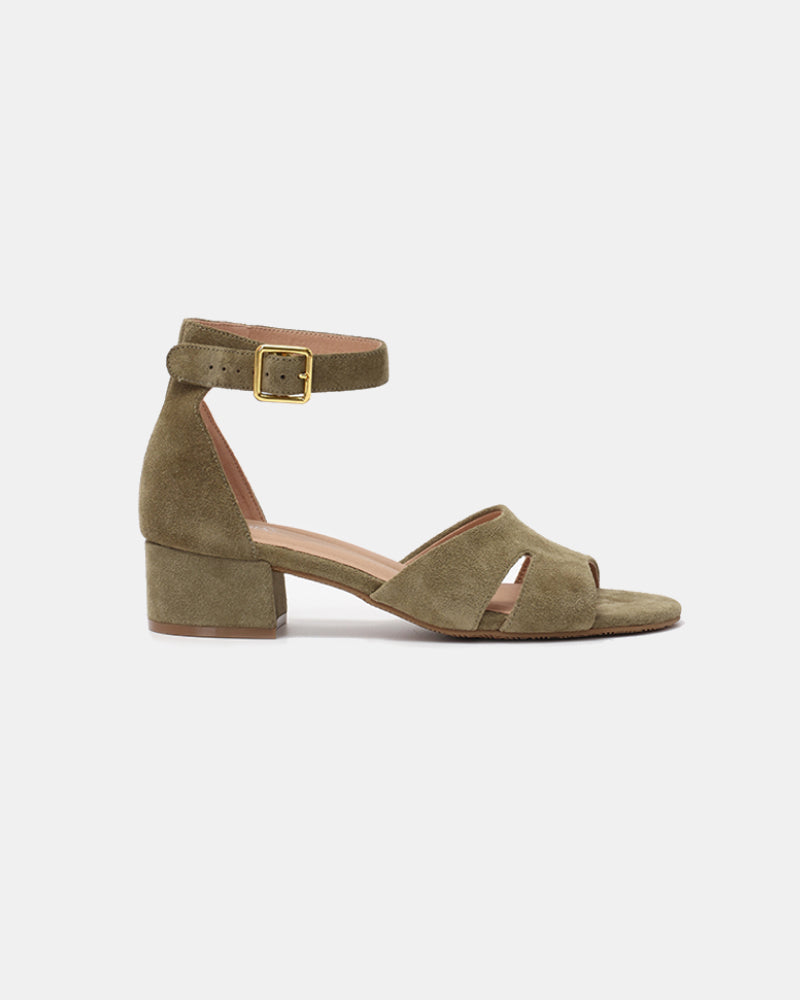 Kelly Block Heel Ankle Sandals
