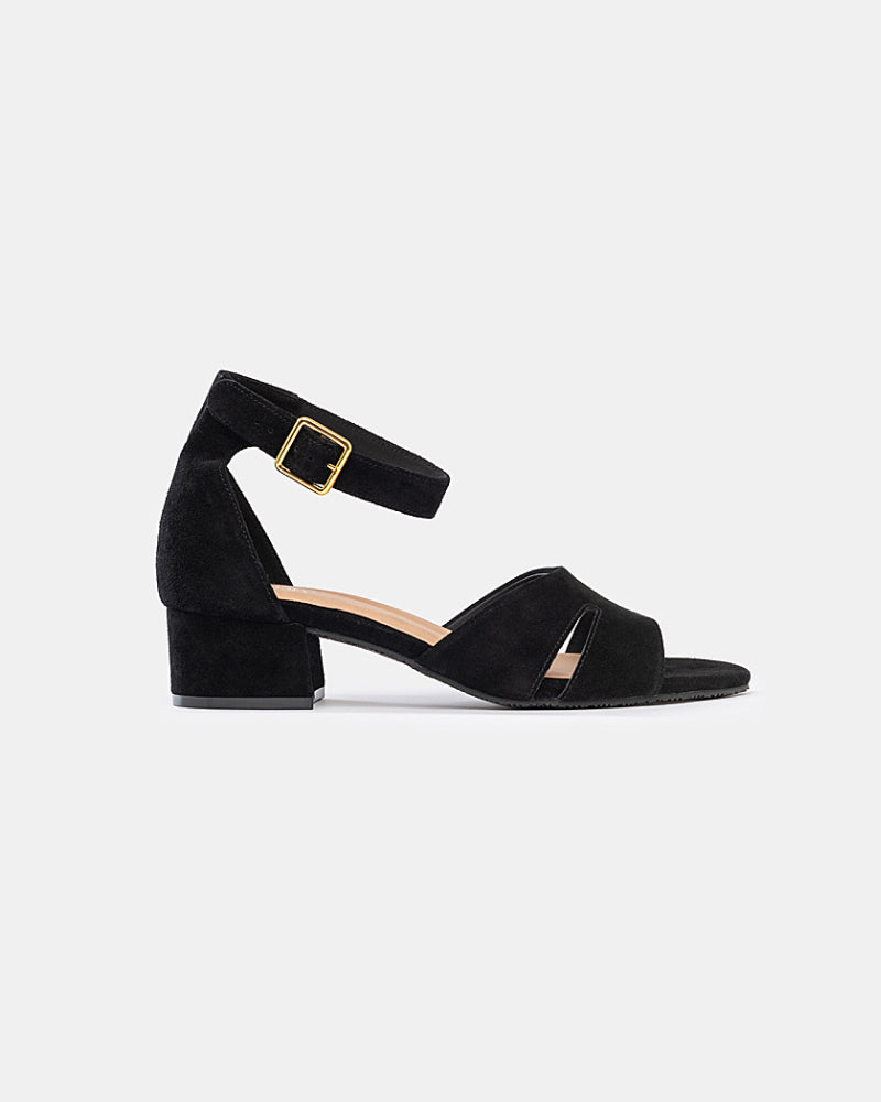 Kelly Block Heel Ankle Sandals