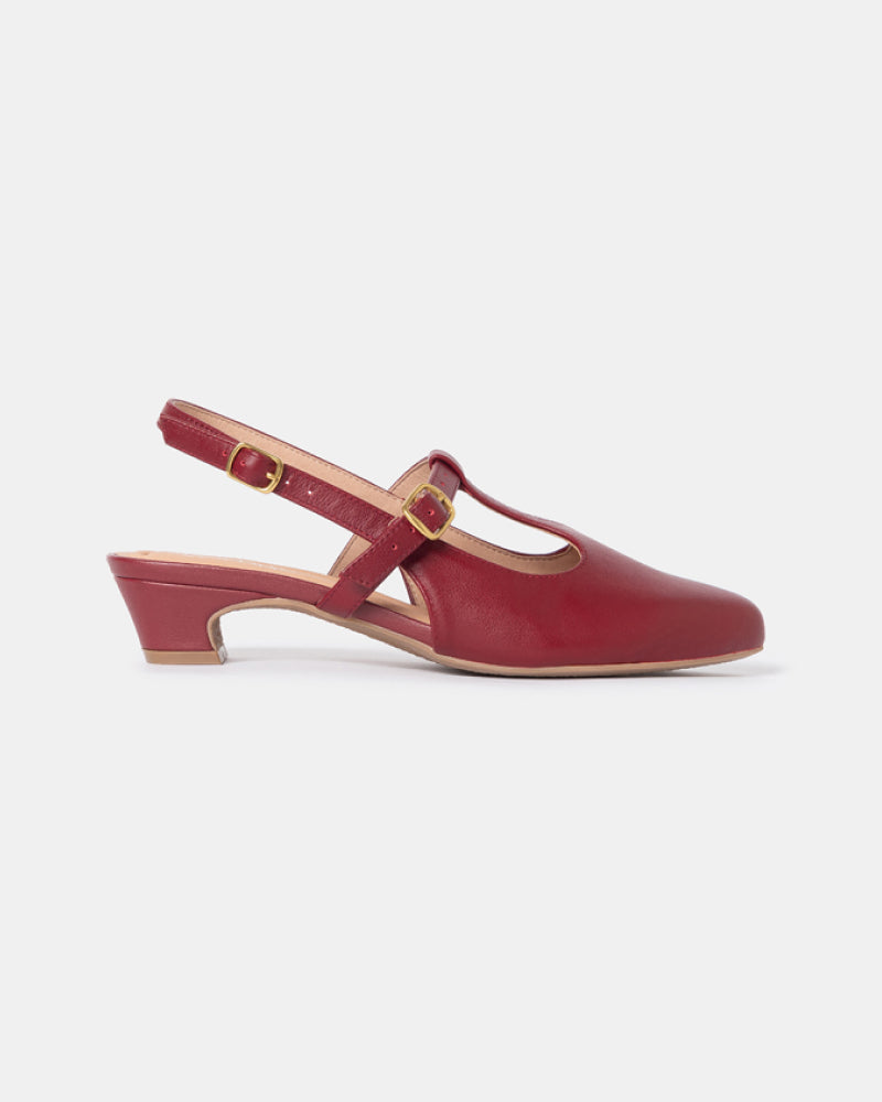 Inez Pointy Toe T-Strap Mary Jane