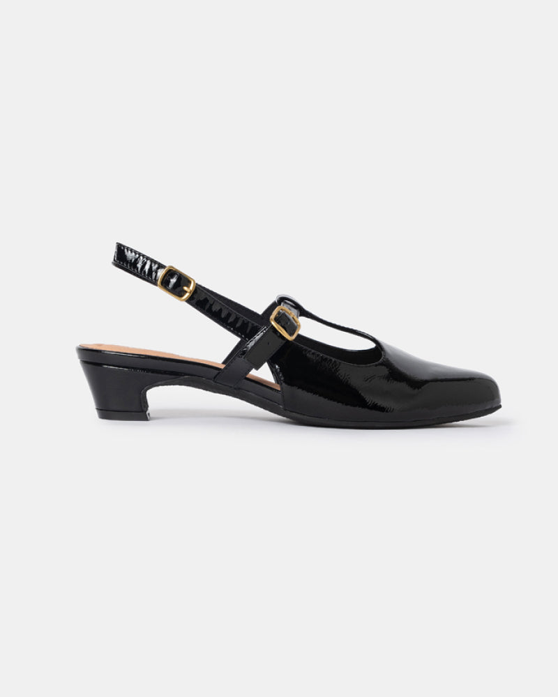Inez Pointy Toe T-Strap Mary Jane