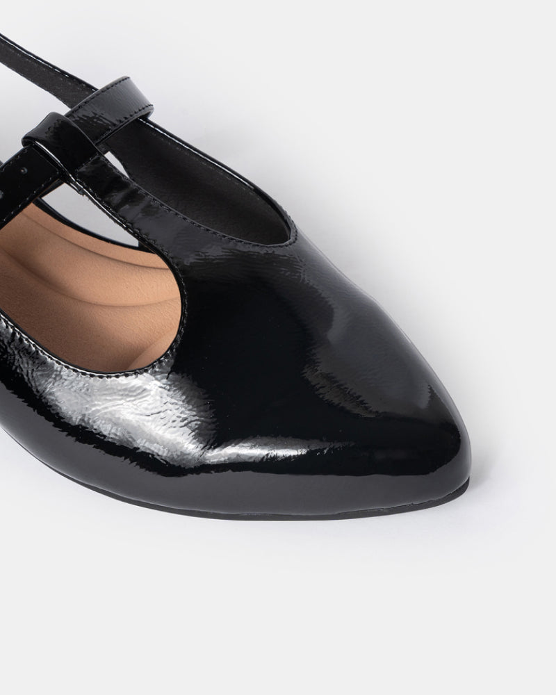 Inez Pointy Toe T-Strap Mary Jane