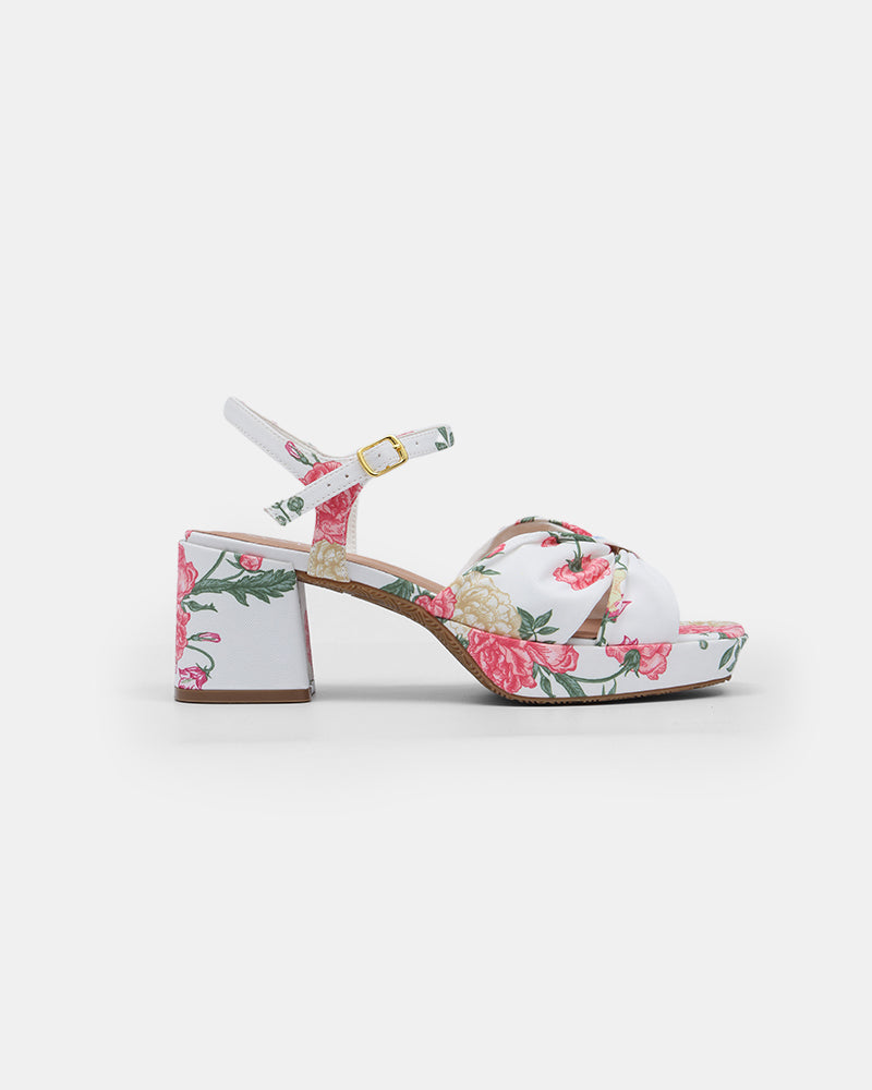 Darcy Pleated Platform Sandals