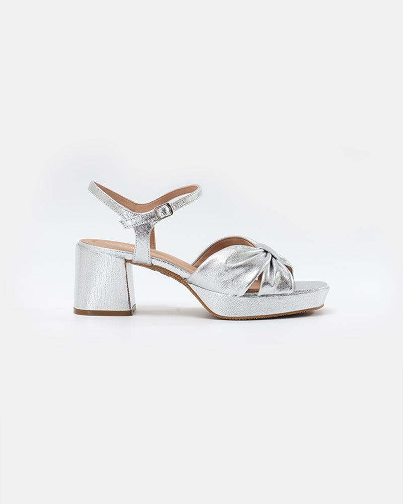 Darcy Pleated Platform Sandals