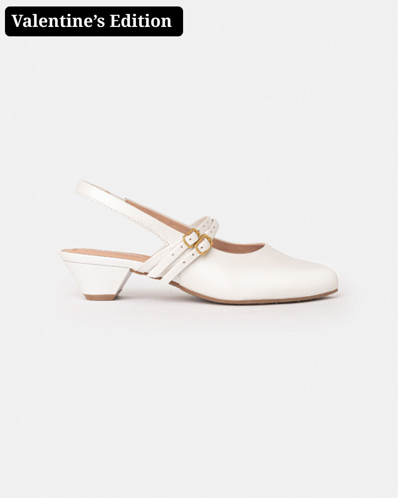 Aria Double Strap Pointy Toe Mary Jane