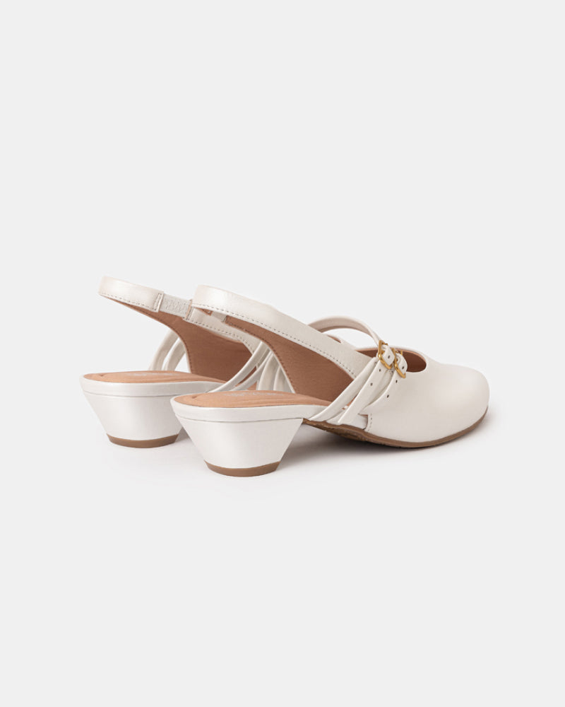 Aria Double Strap Pointy Toe Mary Jane