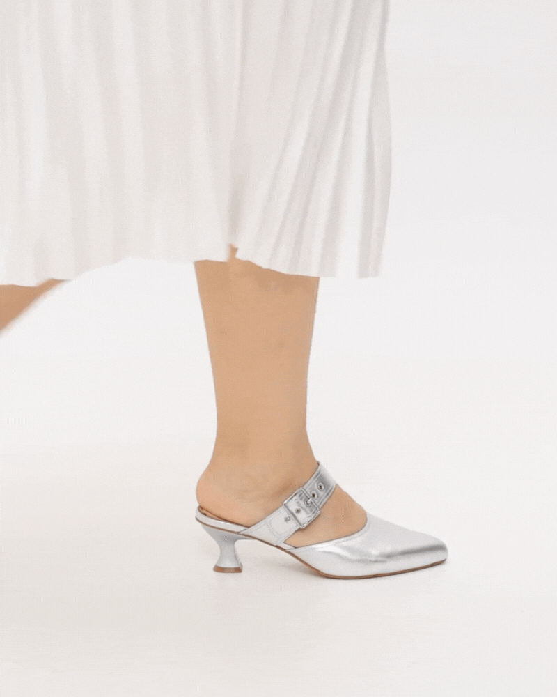 Ingrid Pointy Toe Kitten Heels