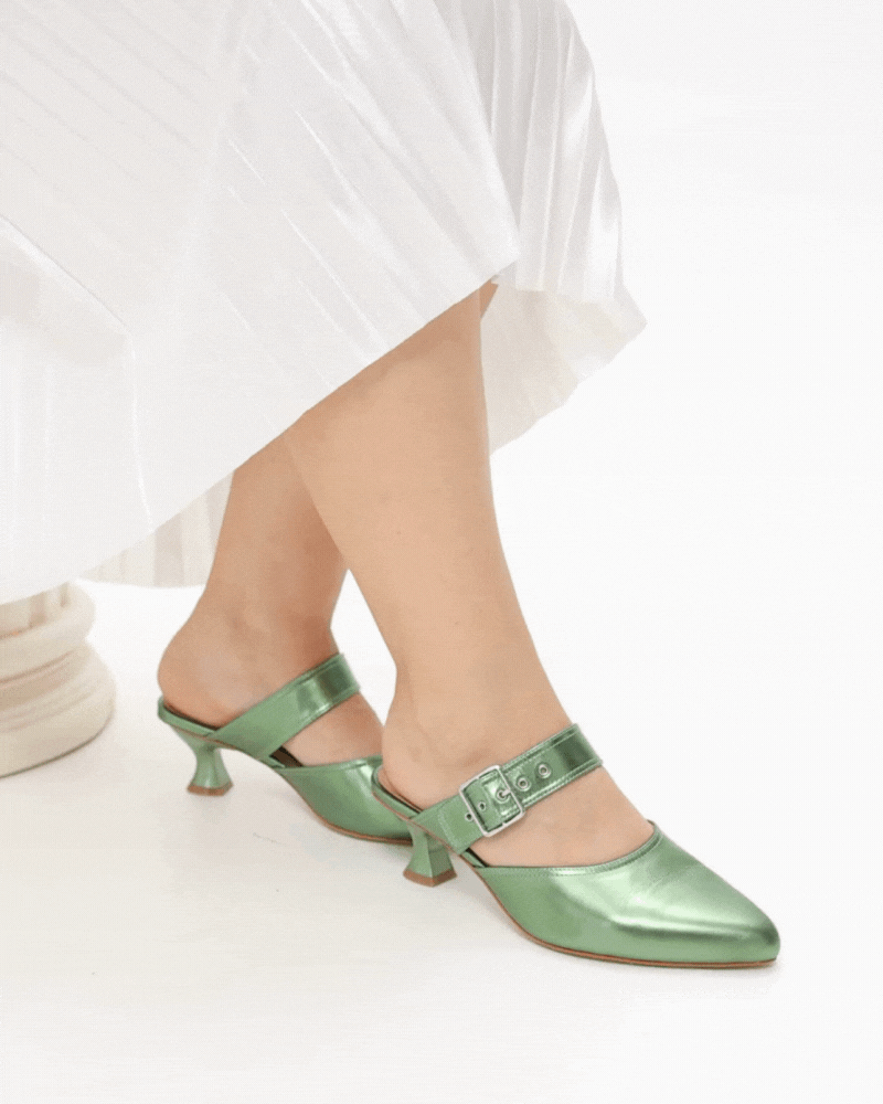 Ingrid Pointy Toe Kitten Heels
