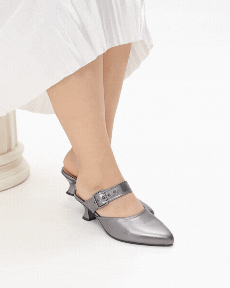 Ingrid Pointy Toe Kitten Heels