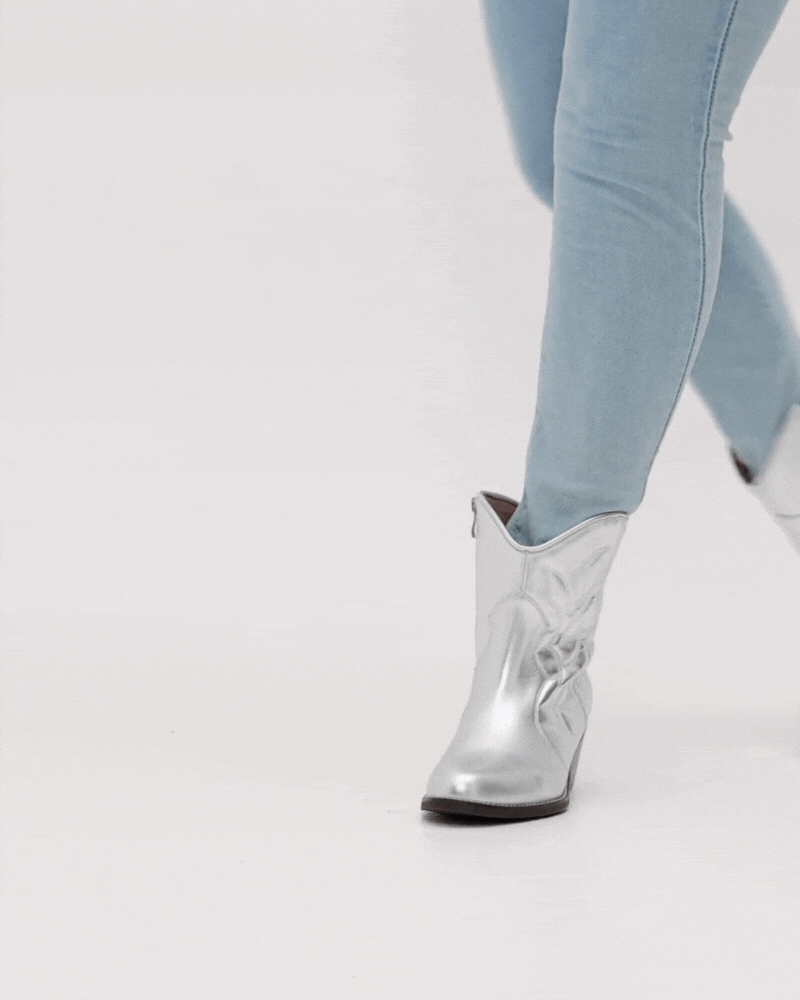 Jolene Embroidered Western Leather Ankle Boots