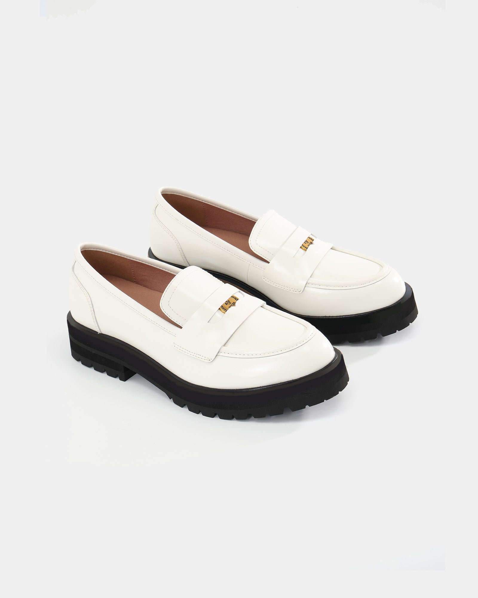 Sam Lucky Penny Leather Loafers