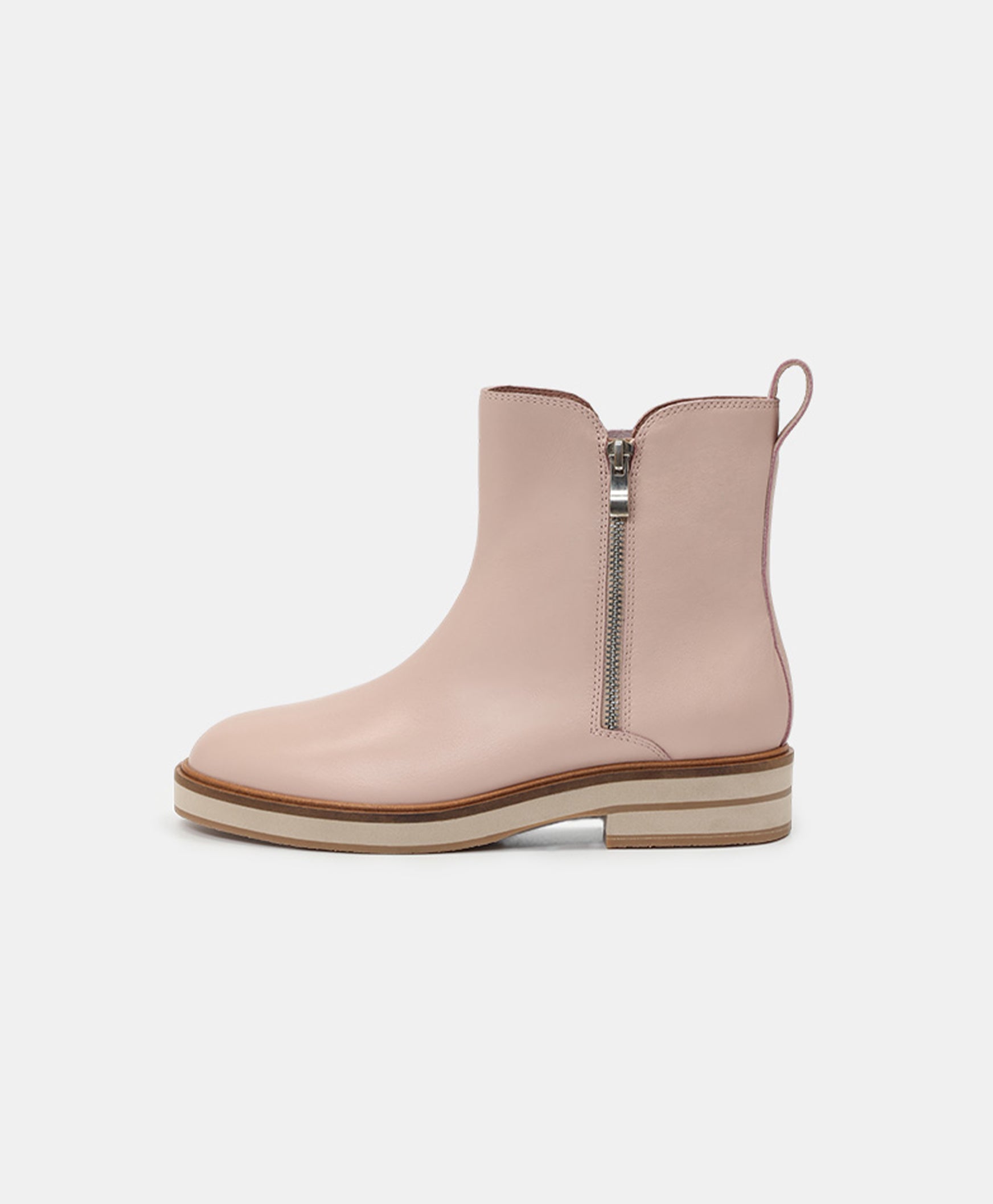 City Voyager Leather Zip Boots
