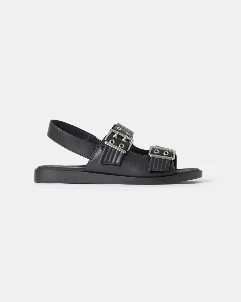 Roxette Double-Strap Mini-Wedge Slides