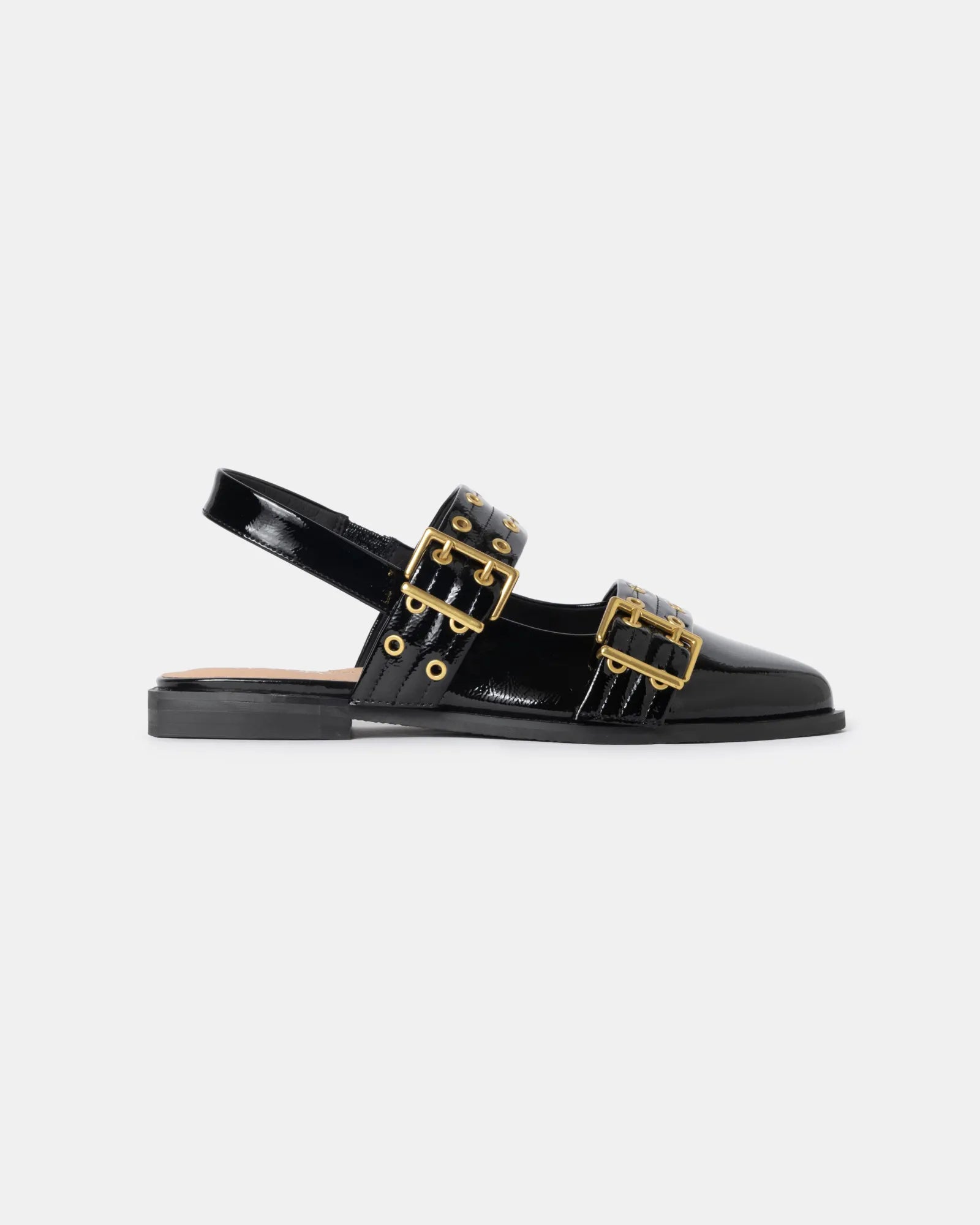 Blondie Pointy Toe Flat Slingback Mary Jane
