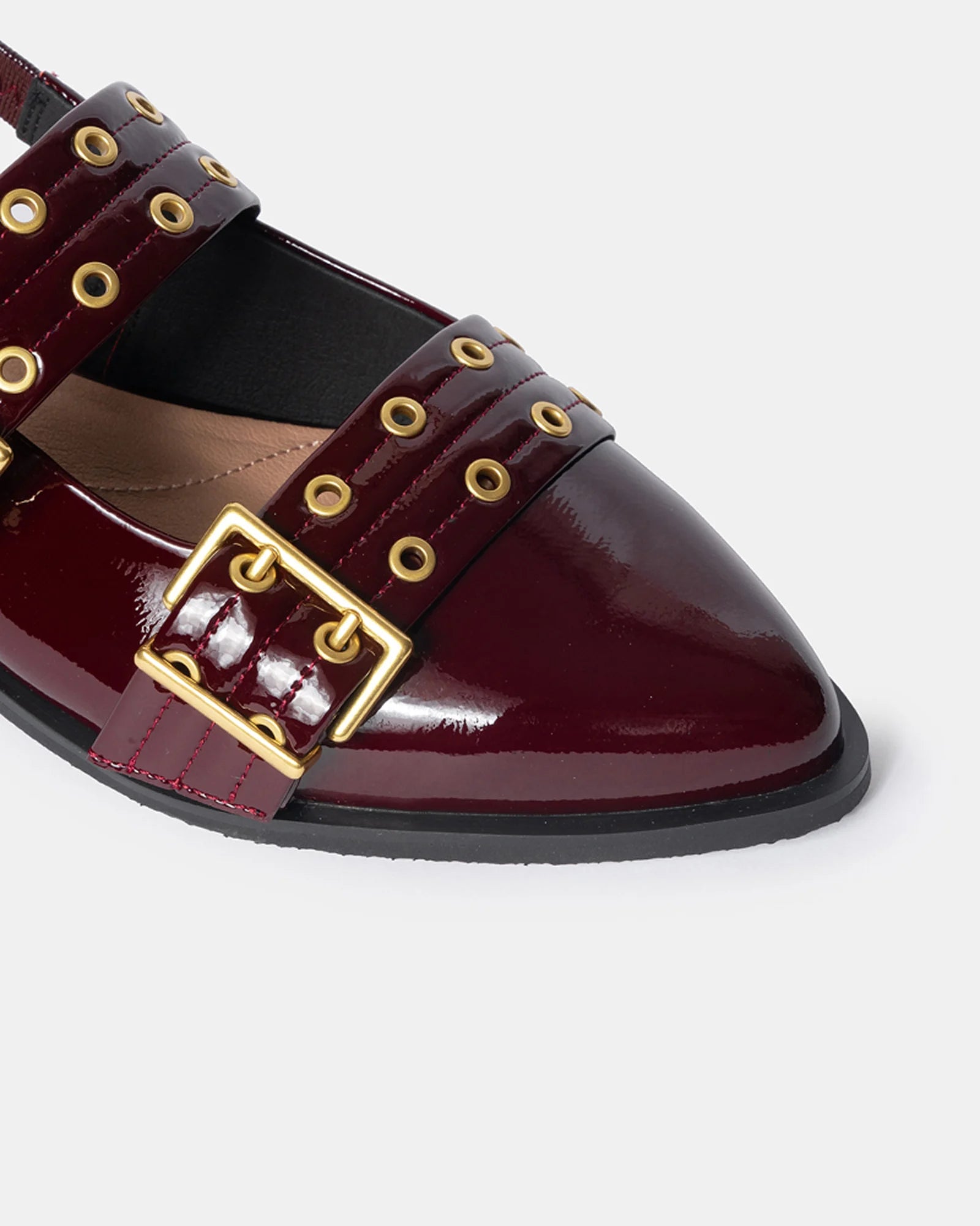 Blondie Pointy Toe Flat Slingback Mary Jane