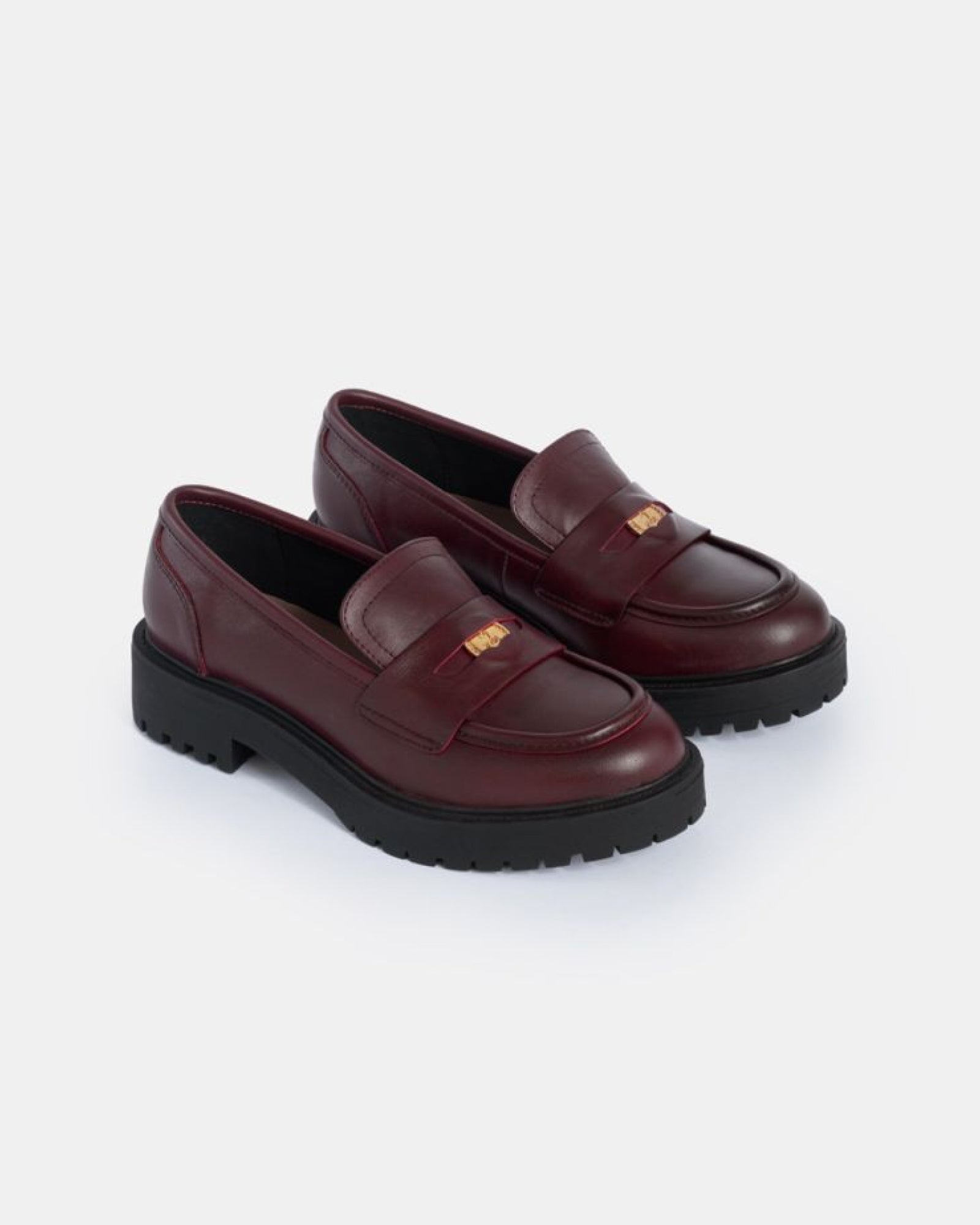 Sam Lucky Penny Leather Loafers