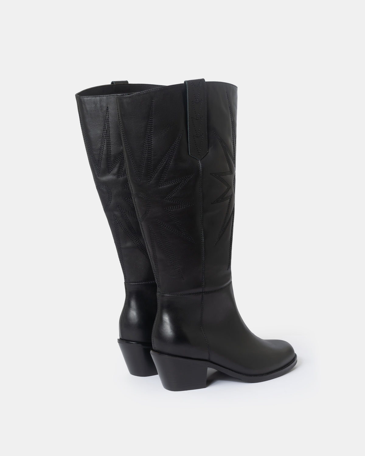 Rita Embroidered Tall Boots
