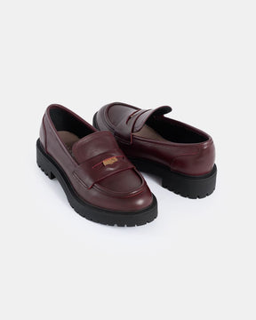 Sam Lucky Penny Leather Loafers