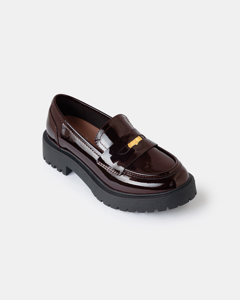 Sam Lucky Penny Leather Loafers