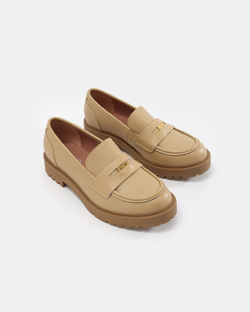Sam Lucky Penny Leather Loafers