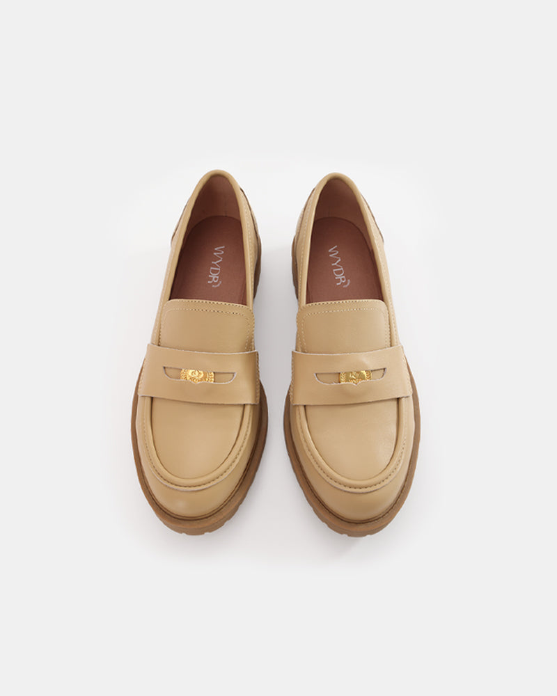 leather penny loafers