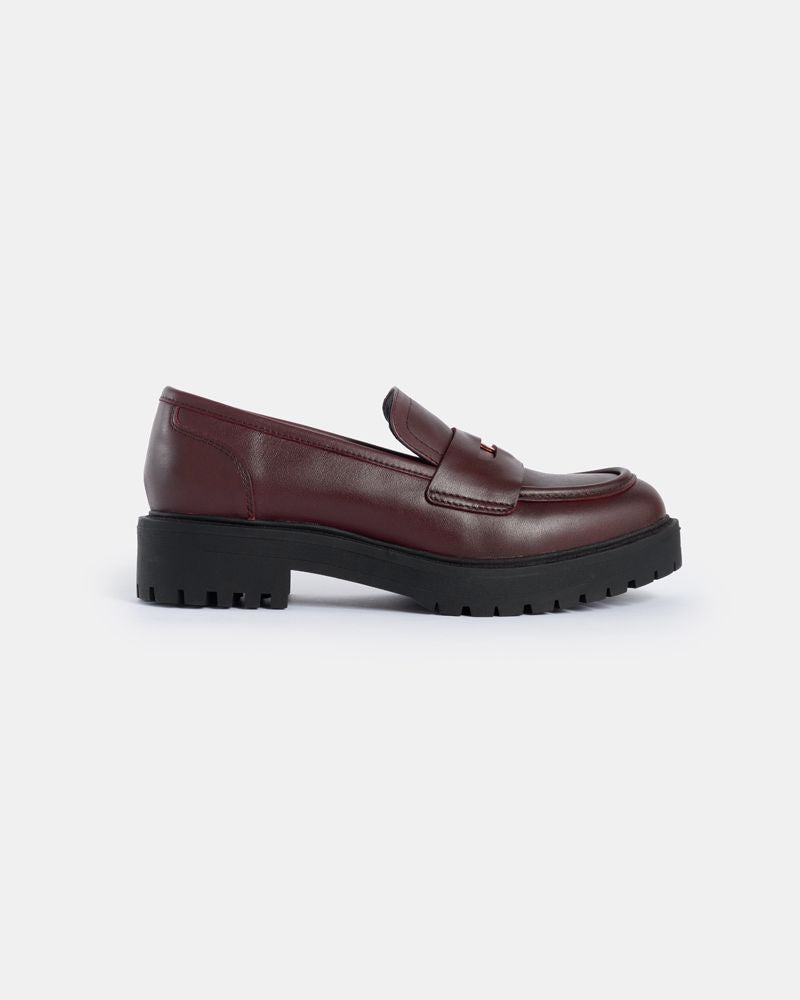 Sam Lucky Penny Leather Loafers