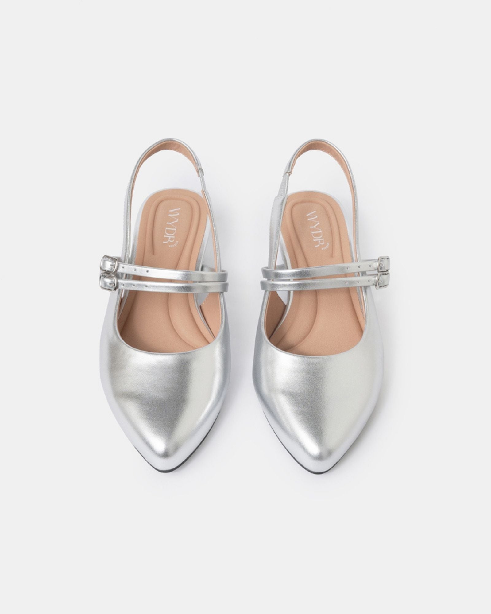 Aria Double Strap Pointy Toe Mary Jane