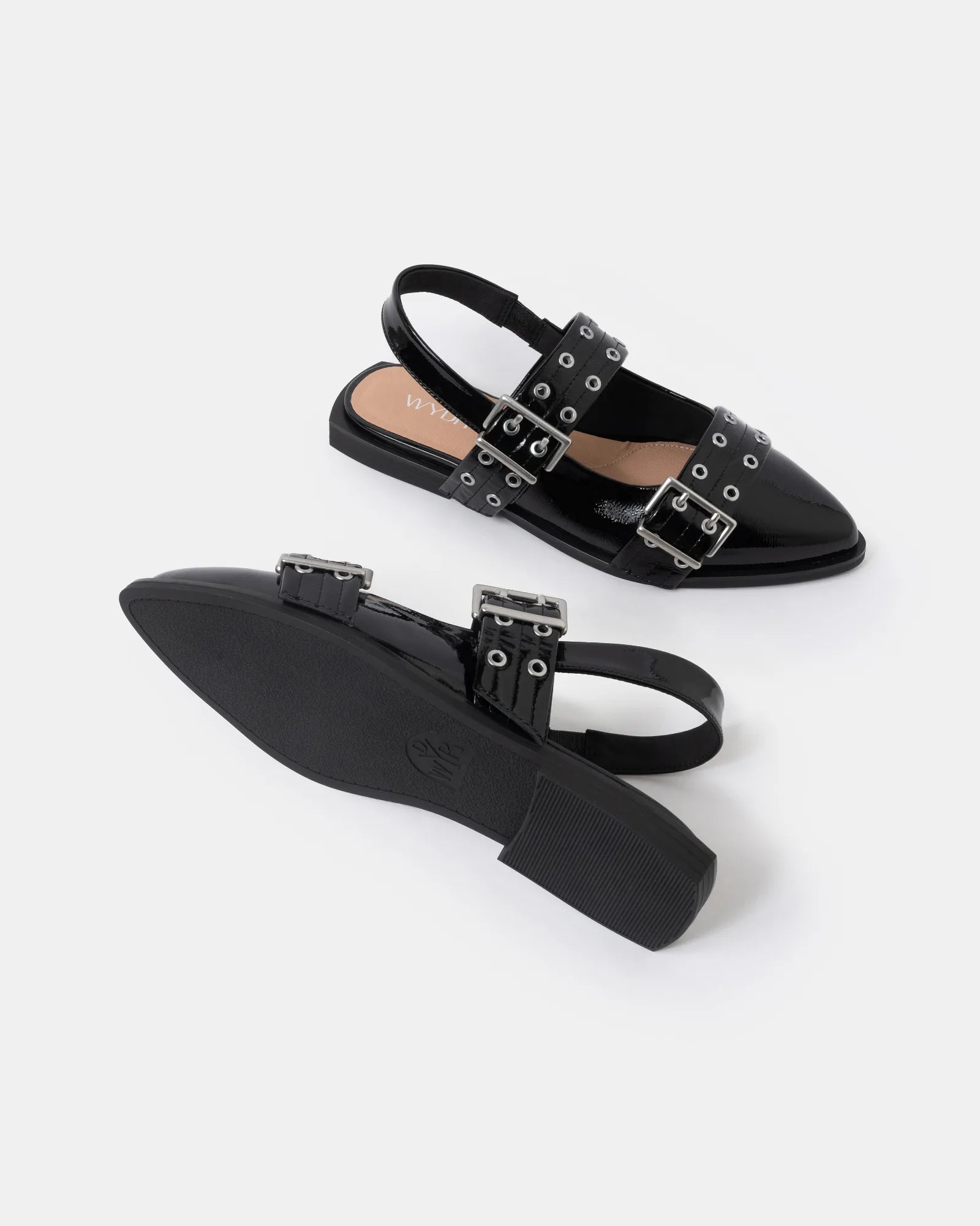 Blondie Pointy Toe Flat Slingback Mary Jane