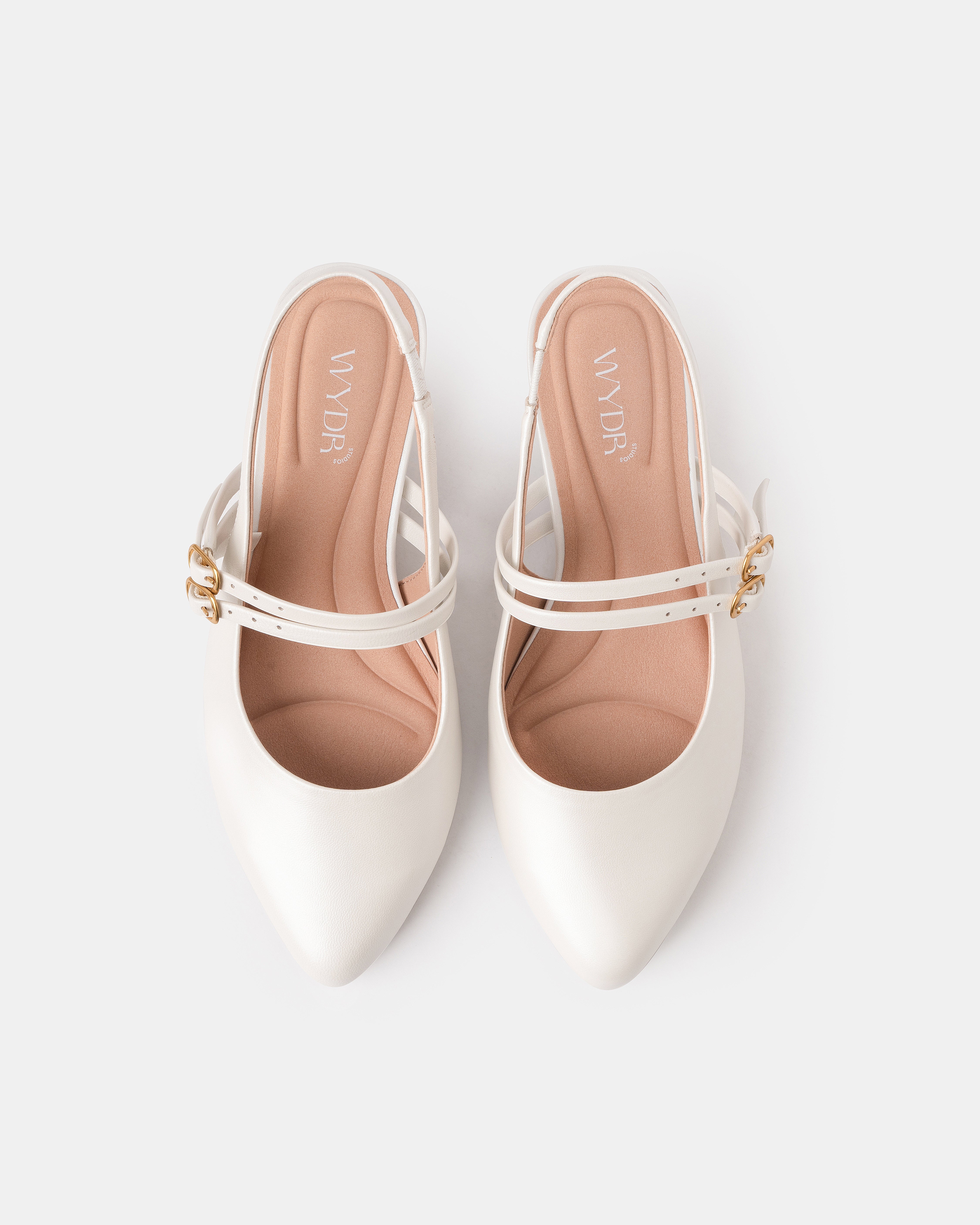 Aria Double Strap Pointy Toe Mary Jane