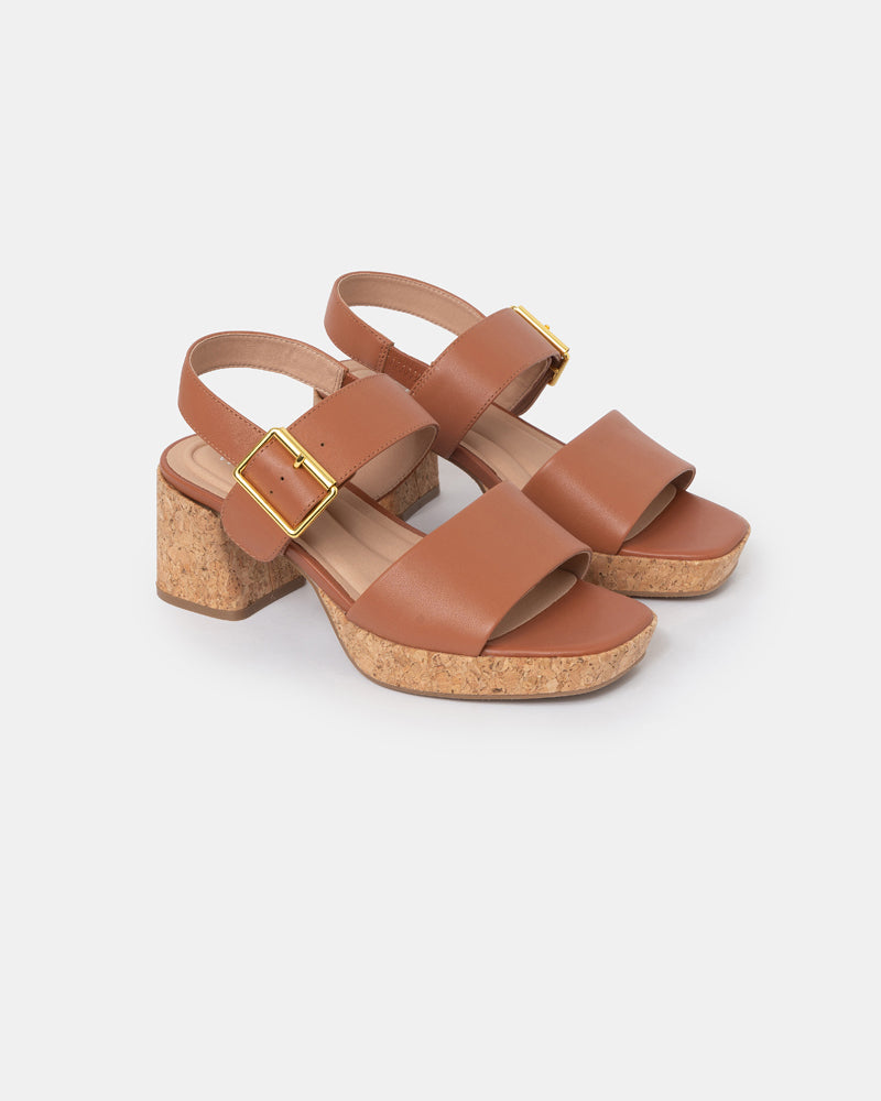 Monroe Two-Strap Platform Sandals