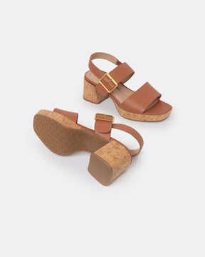 Monroe Two-Strap Platform Sandals