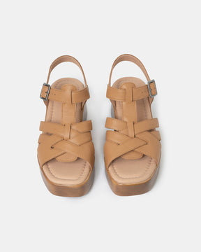 Willow T-Strap Wedge Sandals