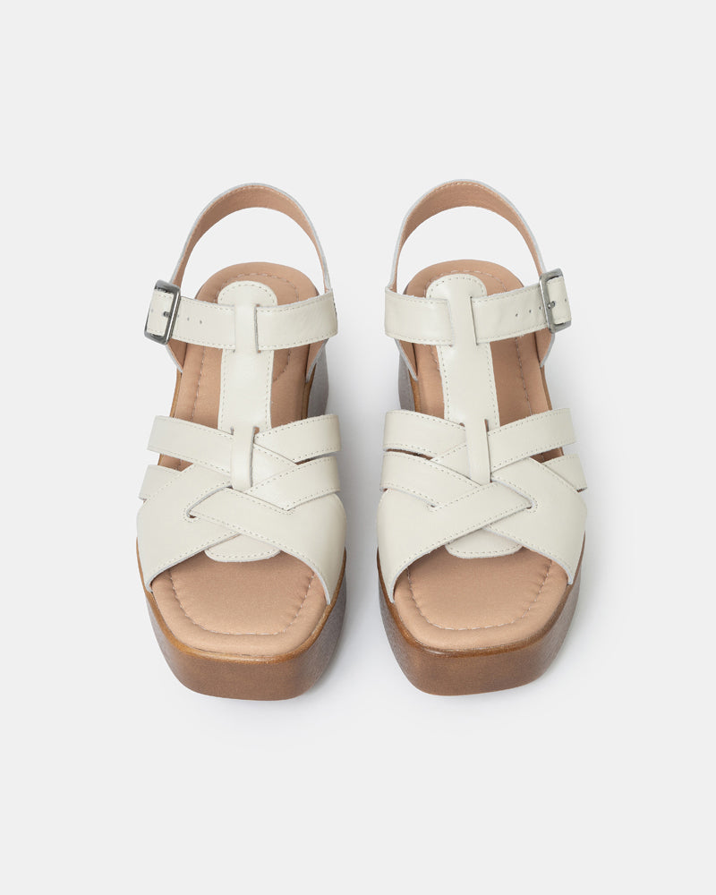 Willow T-Strap Wedge Sandals