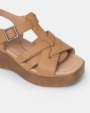 Willow T-Strap Wedge Sandals