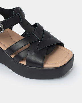 Willow T-Strap Wedge Sandals