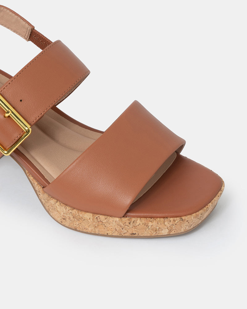 Monroe Two-Strap Platform Sandals