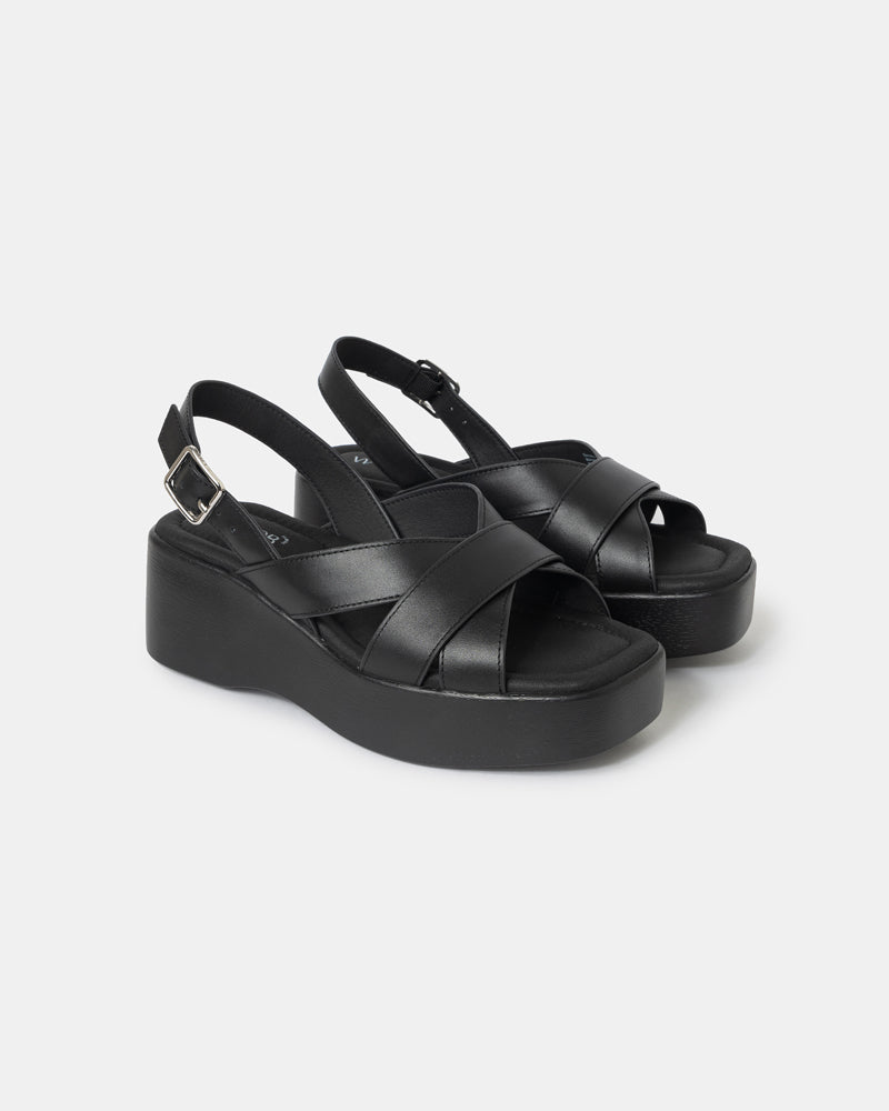 Nina Wedge Sandals