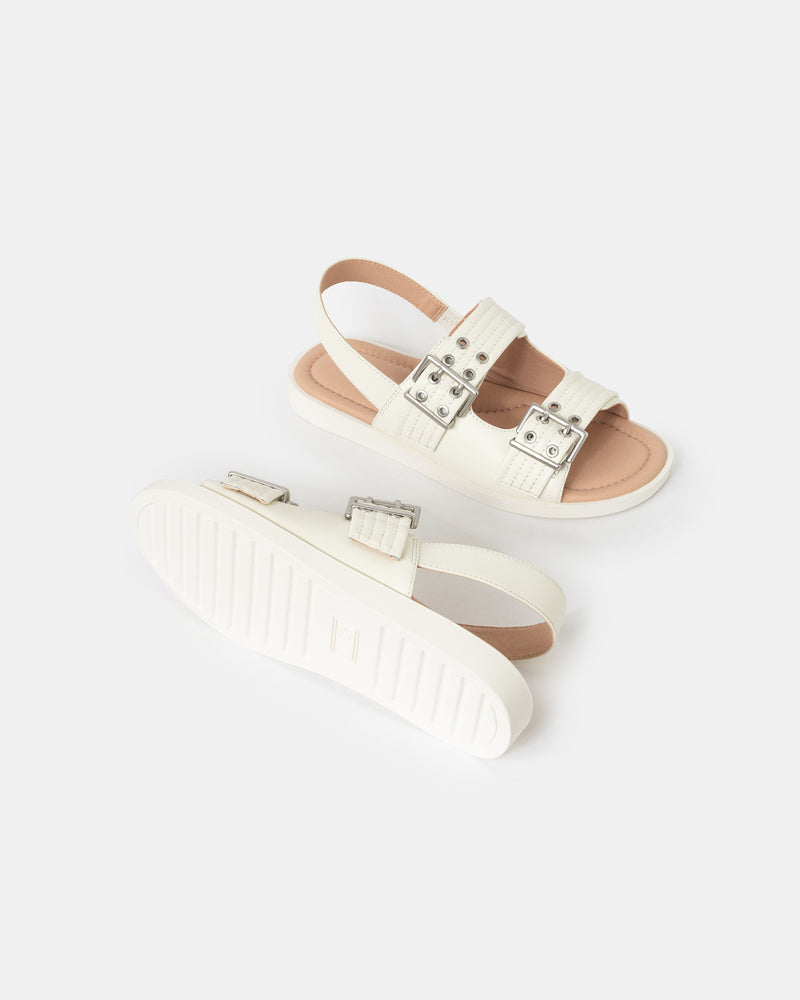 Roxette Double-Strap Mini-Wedge Slides