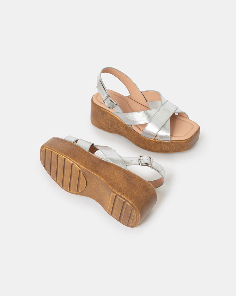 Nina Wedge Sandals