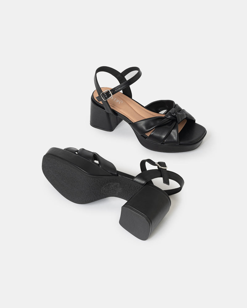 Daisy Vegan Platform Heels