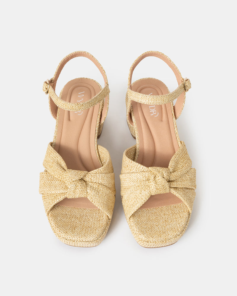 Daisy Vegan Platform Heels