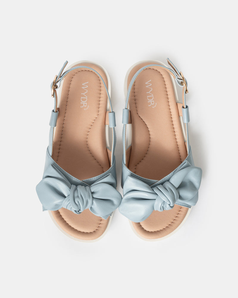 Palma Bow Mini-Wedge Slides