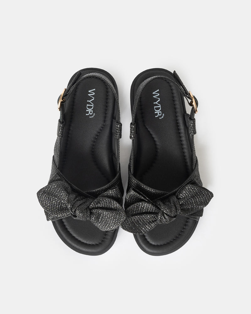 Palma Bow Mini-Wedge Slides