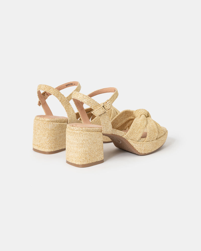 Daisy Vegan Platform Heels