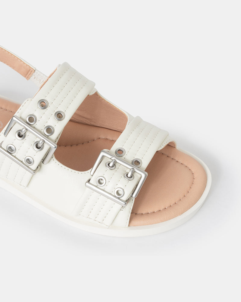 Roxette Double-Strap Mini-Wedge Slides