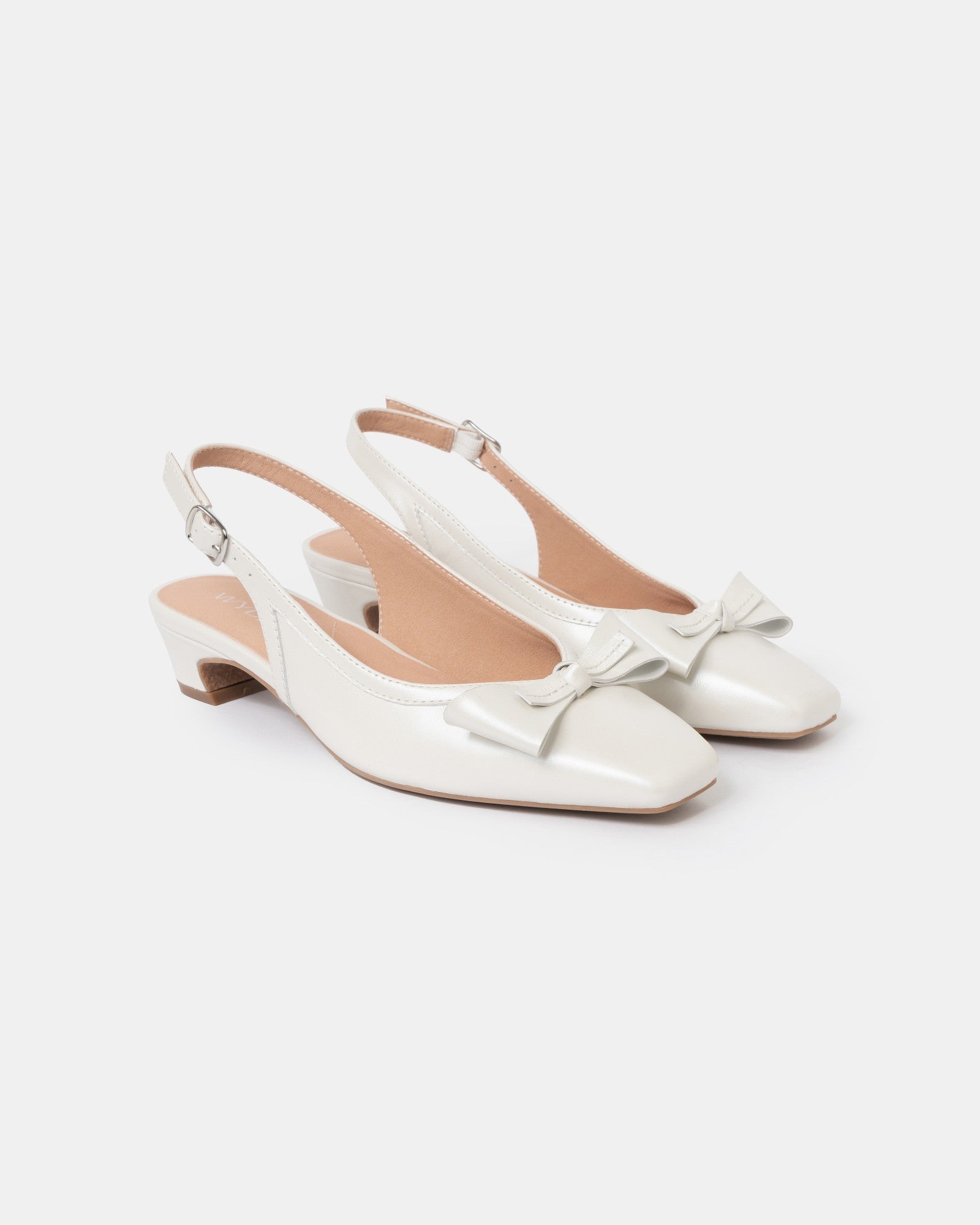 Ivy Bow Bridal Heels