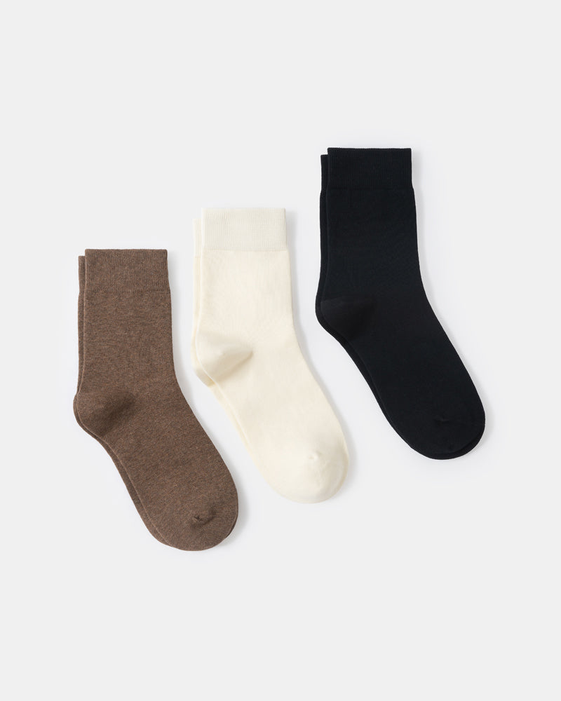 3-Pair Above Ankle Socks