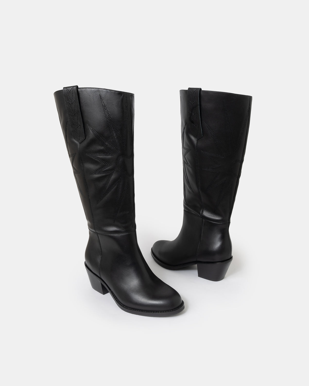 Rita Embroidered Tall Boots
