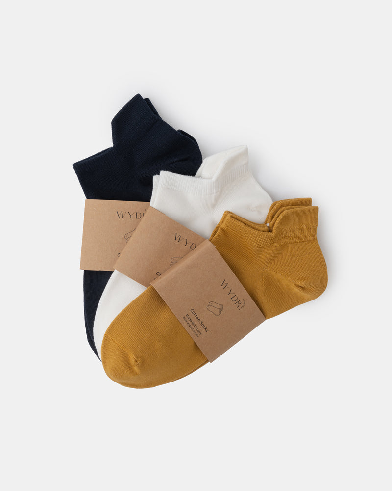 3-Pair Essential Ankle Socks