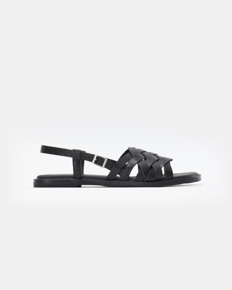 Santorini Woven Flat Sandals