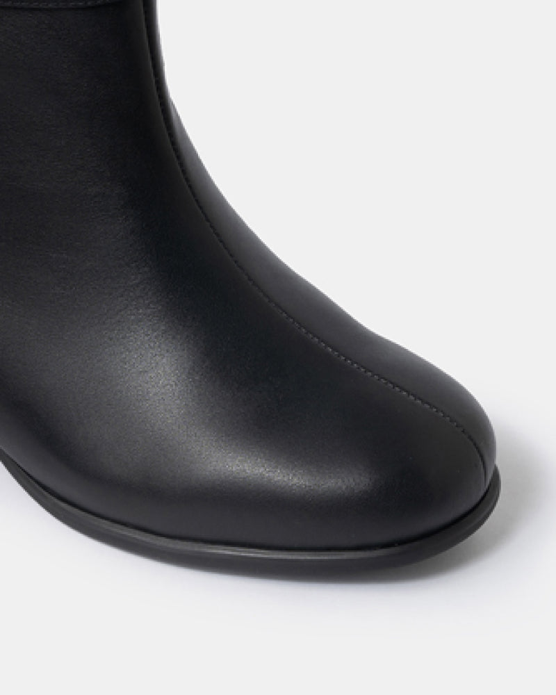 Zoe Mid Heel Buckle Bootie